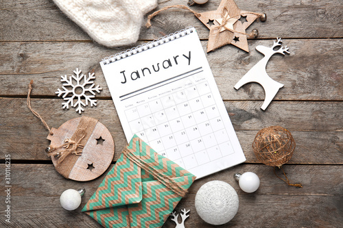 Christmas decor and calenda...