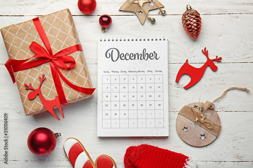 Christmas decor and calenda...