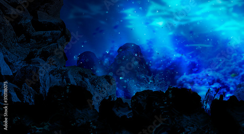 The depths of the sun throu...