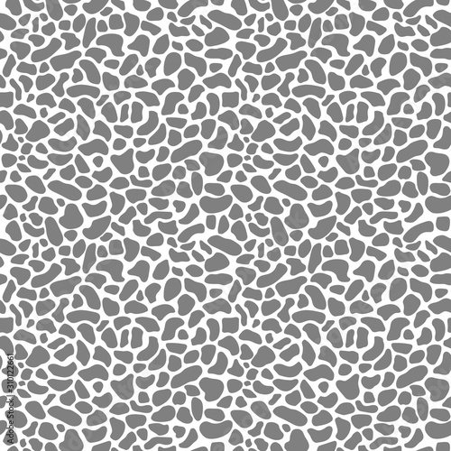 Vector seamless abstract pattern looking like natural stone pavers or leather or leopard texture