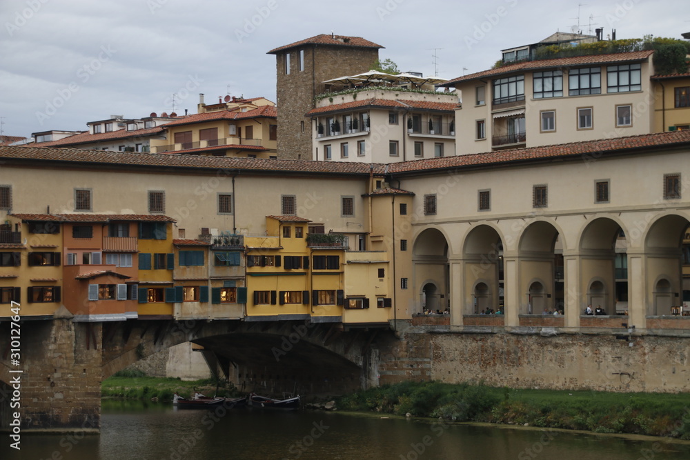 Classic architecture in the old town of Florence