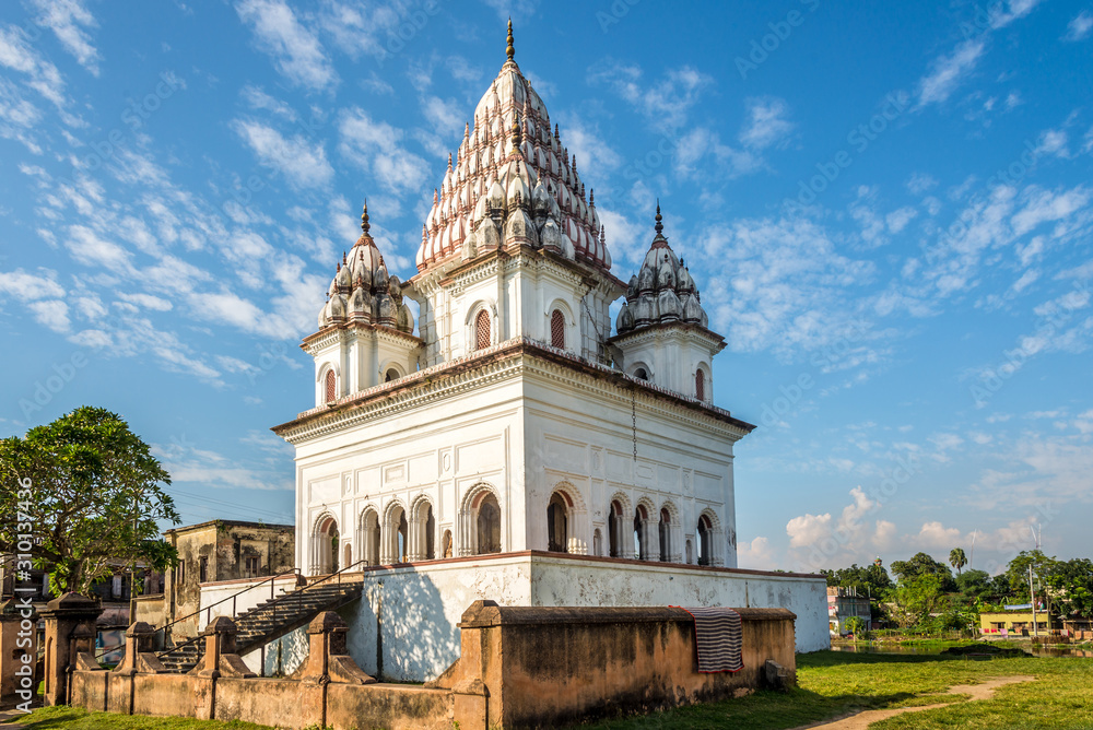 View at the Siva Temple building in Puthia - Bangladesh