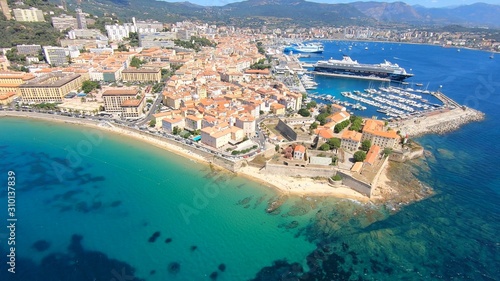 Ajaccio vue du ciel, Corse