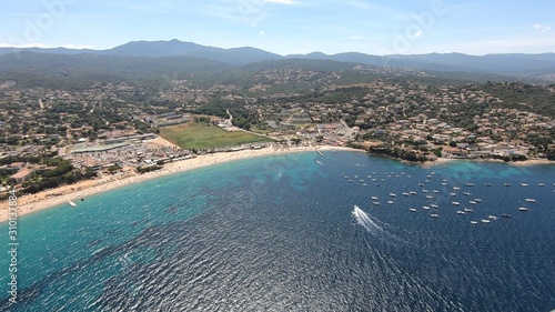 Porticcio vue du ciel, Corse