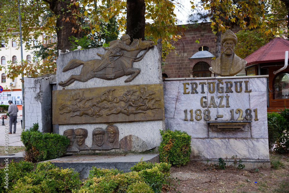 Tomb Of Ertugrul Gazi Father Of The Ottoman Empire, In Sogut, Turkey