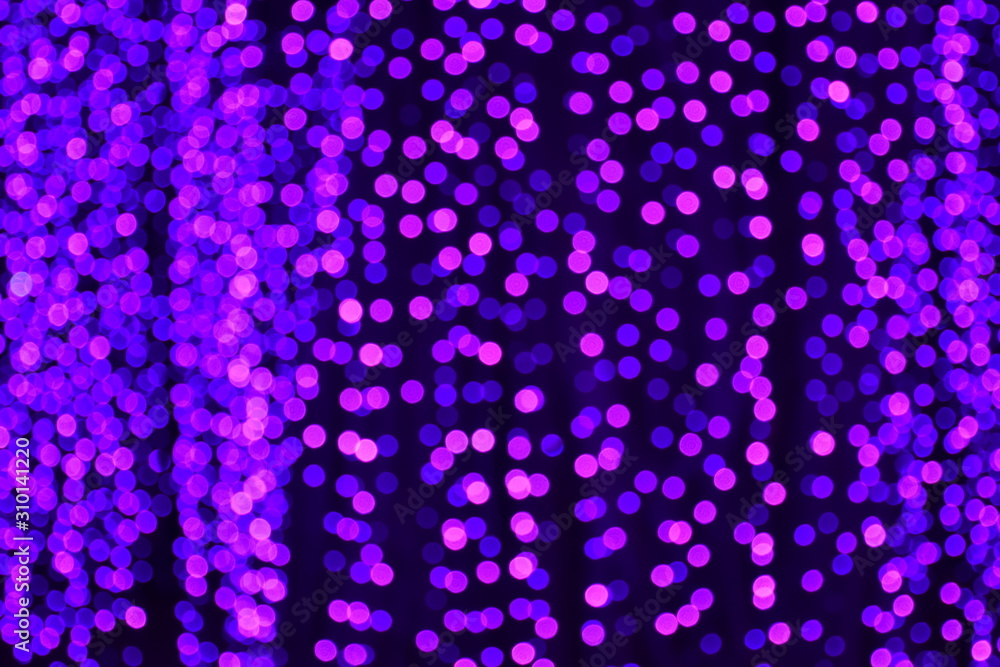 Abstract blur bokeh light background.