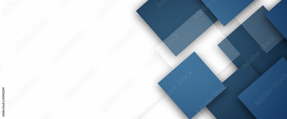 Abstract Blue Squares design background