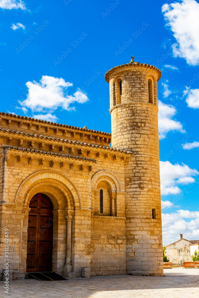 Church of San Martin de Tours de Fromista, Province of Palencia, Castile and Leon, Spain on the Way of St. James, Camino de Santiago