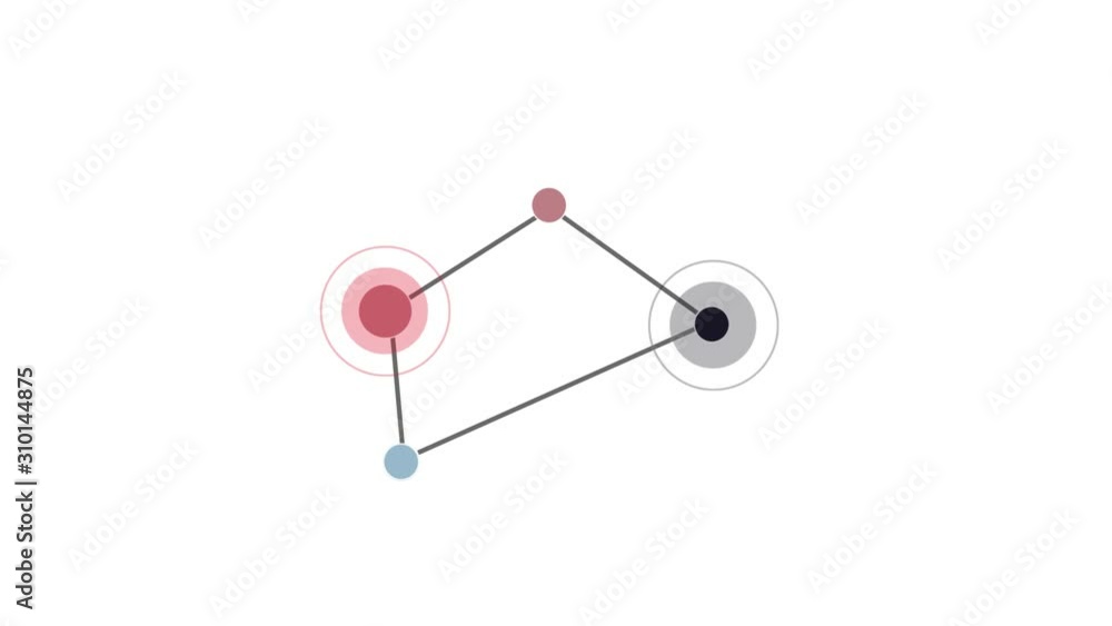 Network animation. Connecting structure, video with alpha channel enabled. Cartoon Network animation. Connecting structure, video with alpha channel enabled. Cartoon