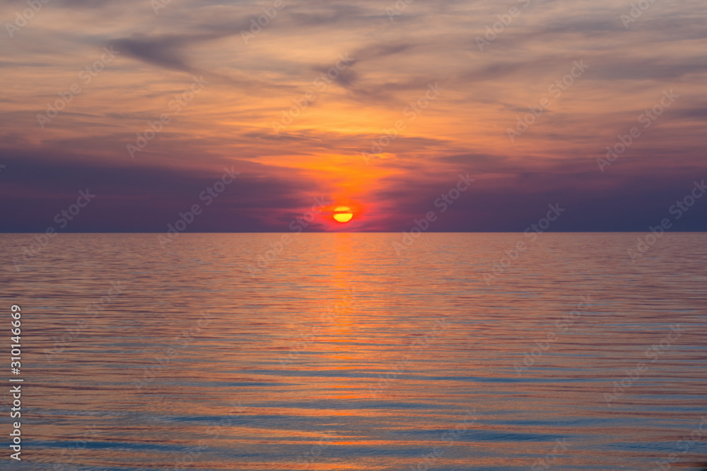 Beautiful sunset on the sea perfect background Beautiful sunset on the sea perfect background