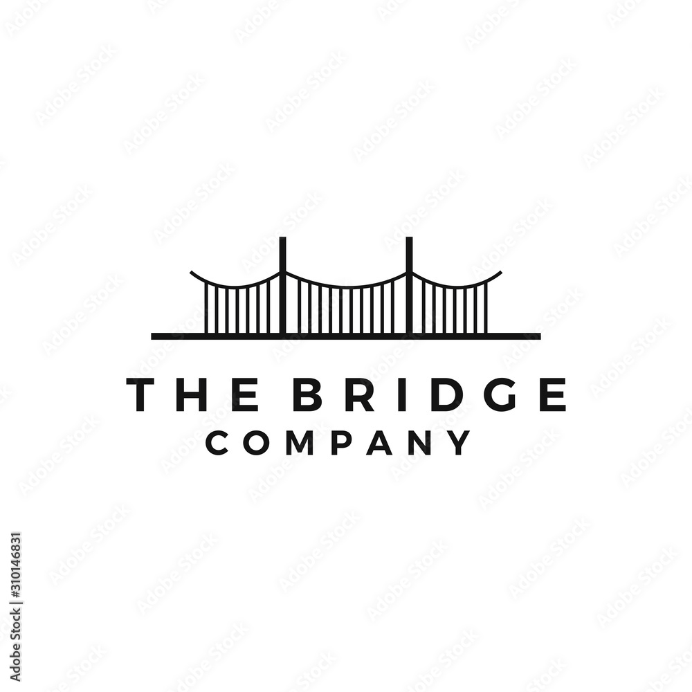 Fototapeta Classic Bridge Logo