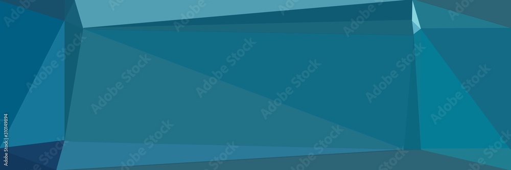 horizontal abstract background with geometric triangles