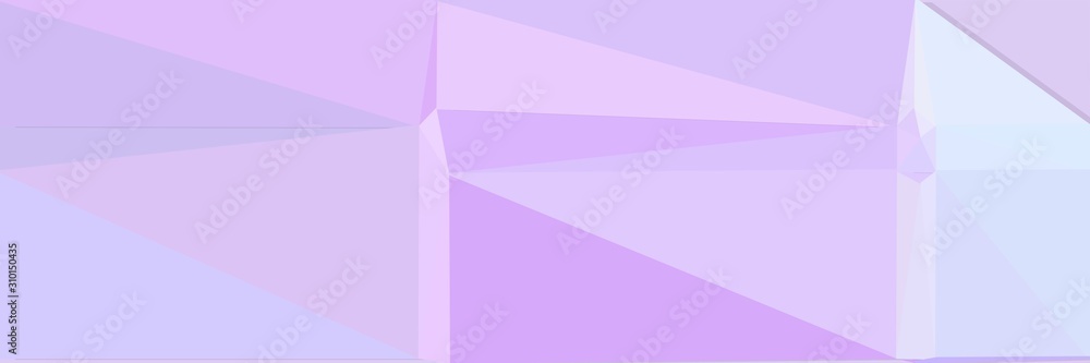 Fototapeta premium horizontal abstract background with geometric triangles
