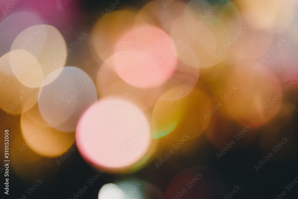 Abstract circle bokeh light background with decorations in holiday of new year's Day. Abstract circle bokeh light background with decorations in holiday of new year's Day.
