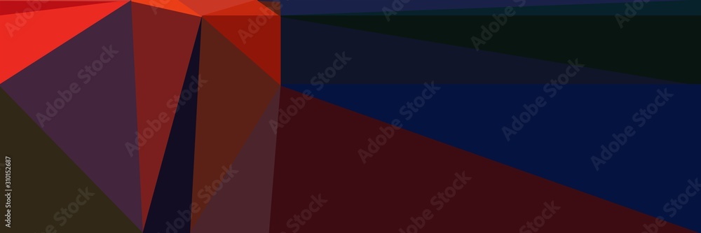 Fototapeta premium abstract horizontal background with geometric triangles