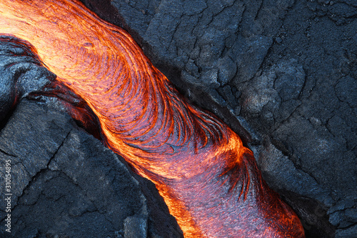 lava surface flow