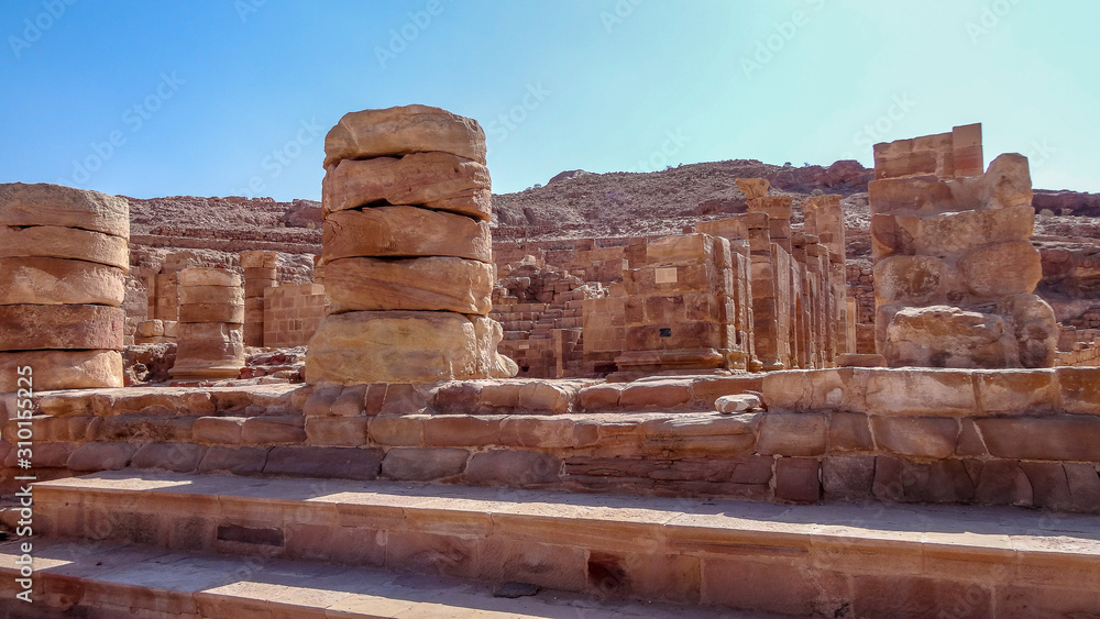 Obraz premium Petra is an ancient city in Jordan