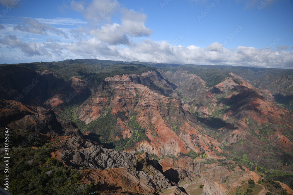 Kauai canyon landscape