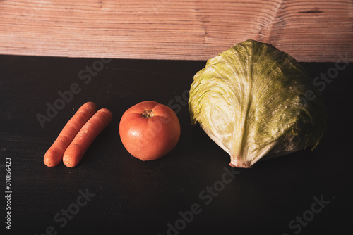 ensalada vegana comida 