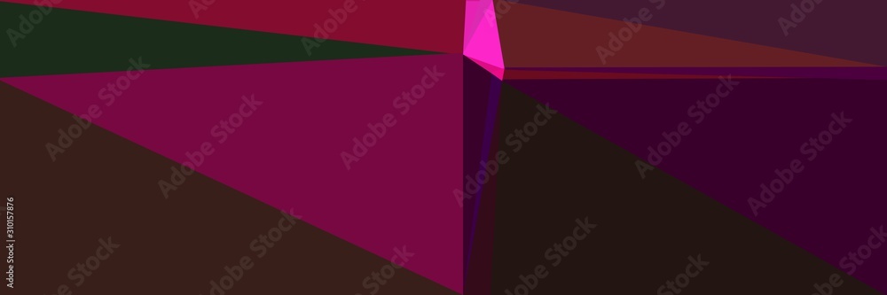 Fototapeta premium abstract horizontal colorful geometric background