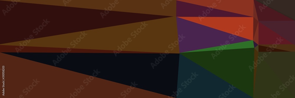 abstract horizontal colorful geometric background