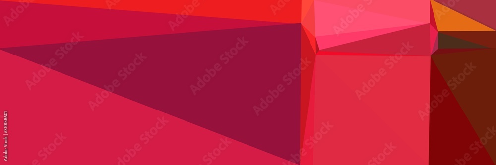 Fototapeta premium abstract horizontal colorful geometric background