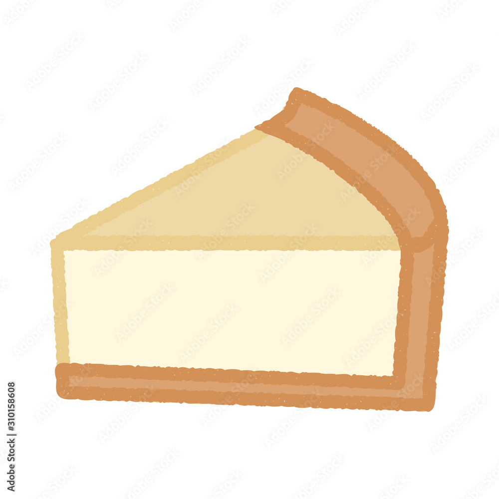 シンプルなチーズケーキのイラスト 手書き風 Stock Vector Adobe Stock シンプルなチーズケーキのイラスト 手書き風 Stock Vector Adobe Stock