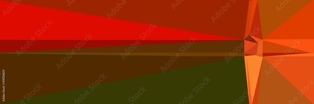 Obraz premium abstract horizontal colorful geometric background