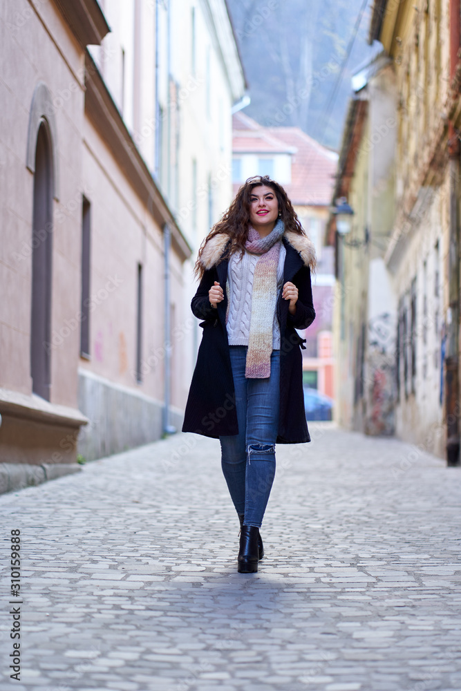 Fashionable young urban lady Fashionable young urban lady