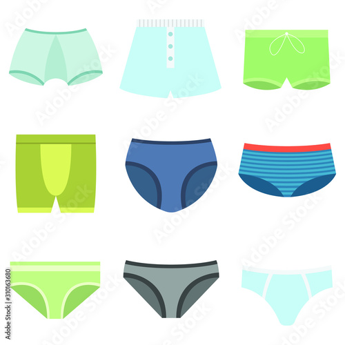 Men underpants vector design illustration isolated on white background