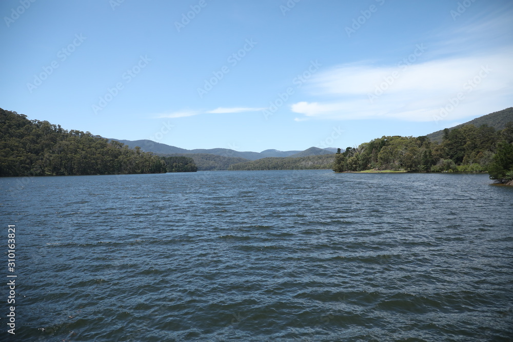 river in the mountains