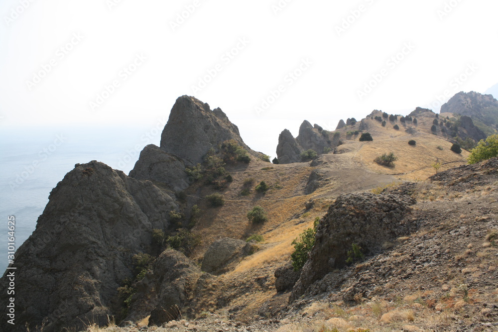 landscape in mountains