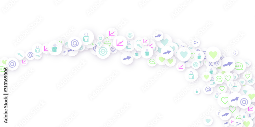 Social media marketing, Communication concept. Social media marketing, Communication concept.