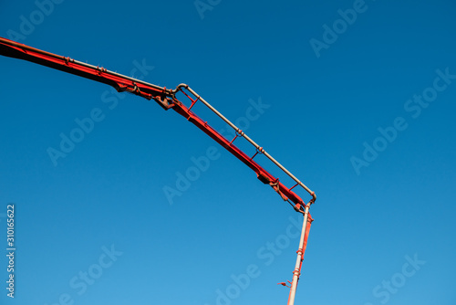 pouring the ceiling at the construction site