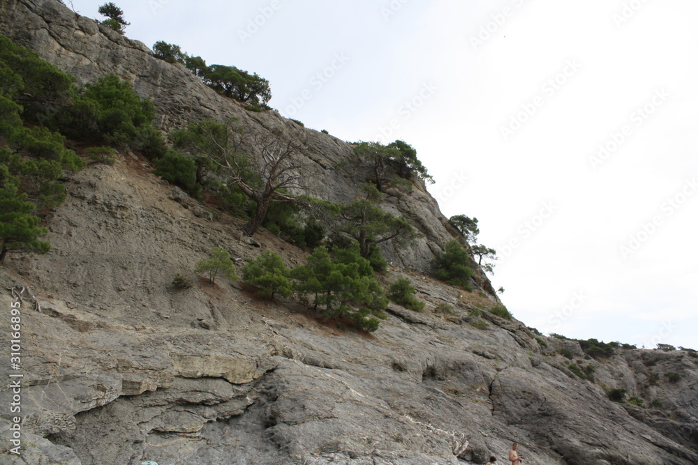 rocks in mountains