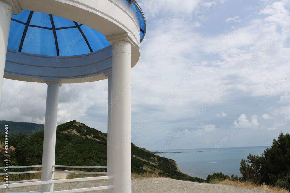 Fototapeta premium gazebo on the beach