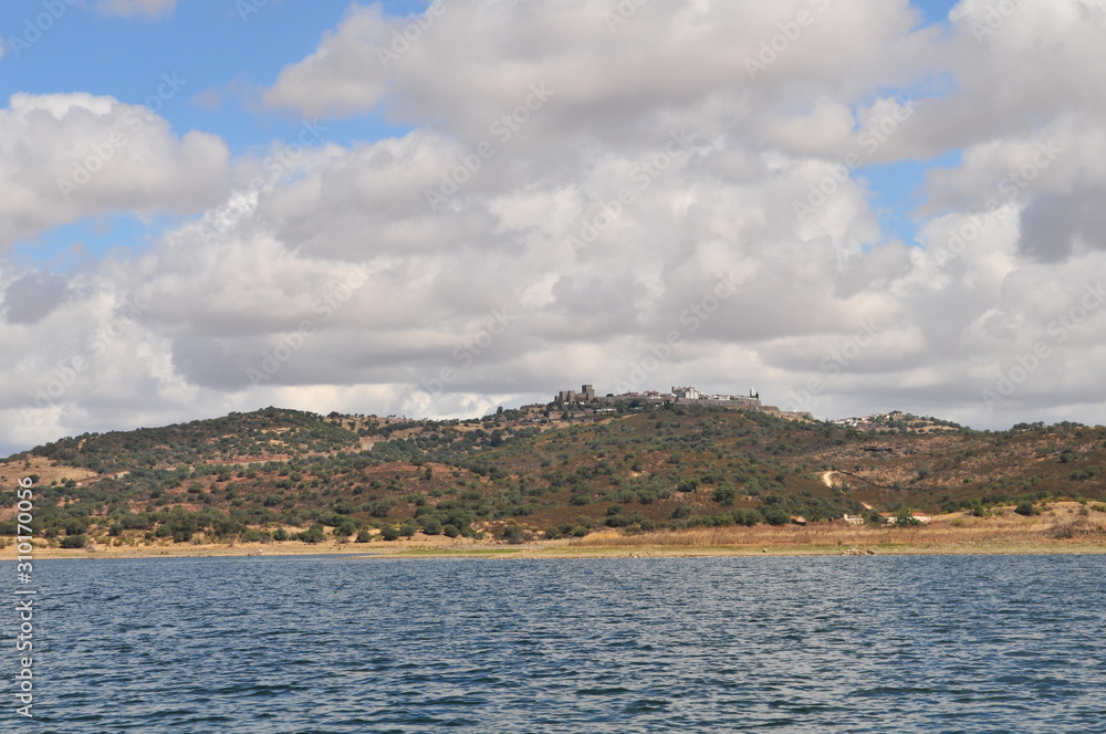Alqueva-Lake, Guadiana river, Mourão, Alentejo, Portigal