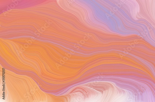 curvy background illustration with dark salmon, thistle and pastel violet color. can be used as wallpaper, background or texture