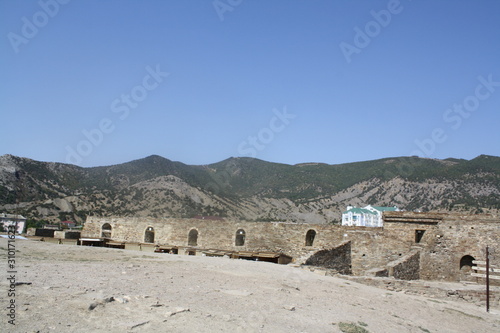 village in desert