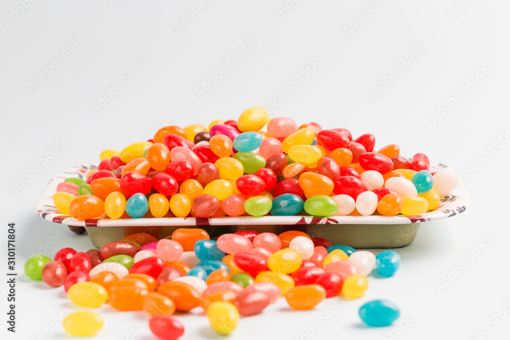 A close-up of colorful and delicious candy A close-up of colorful and delicious candy