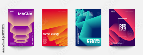 Futuristic cover templates design. Eps10 vector.
