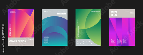 Futuristic cover templates design. Eps10 vector.