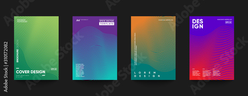 Futuristic cover templates design. Eps10 vector.