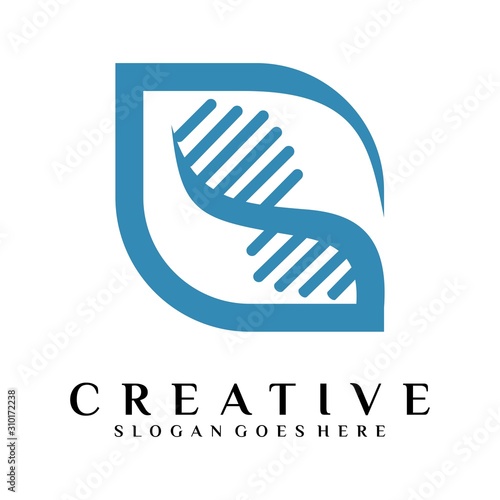 Vektor logo dna creative design template