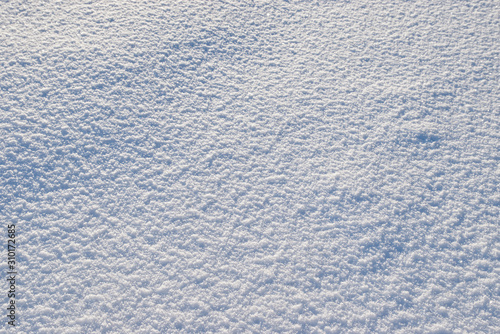 Fresh white snow texture background