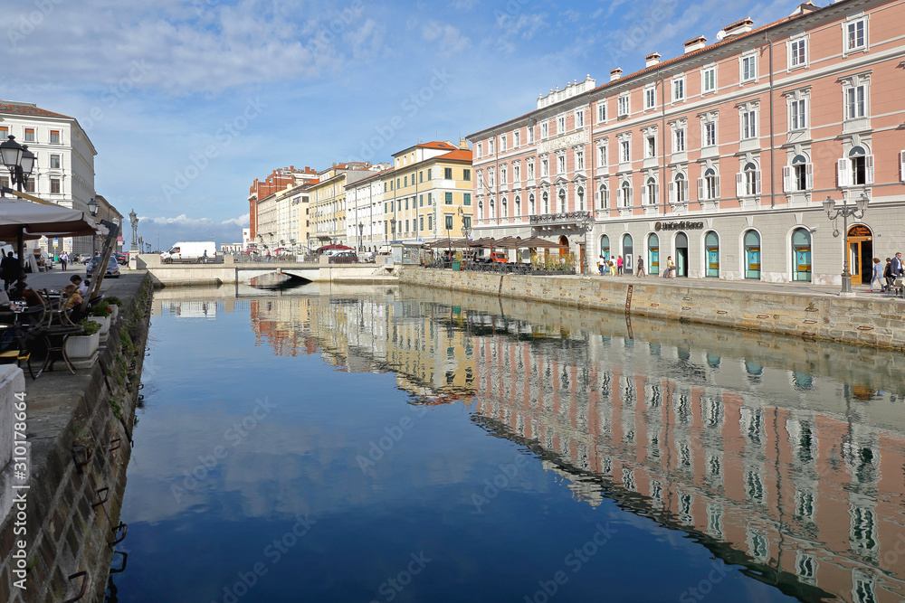 Canal Grande Trieste Italy