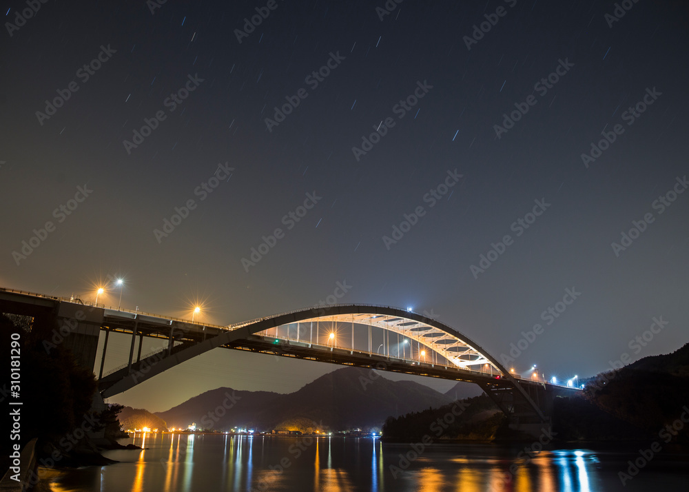 Obraz premium しまなみの夜