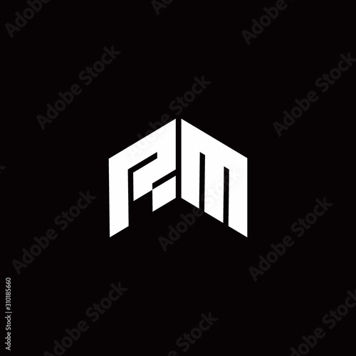 RM Logo monogram modern design template