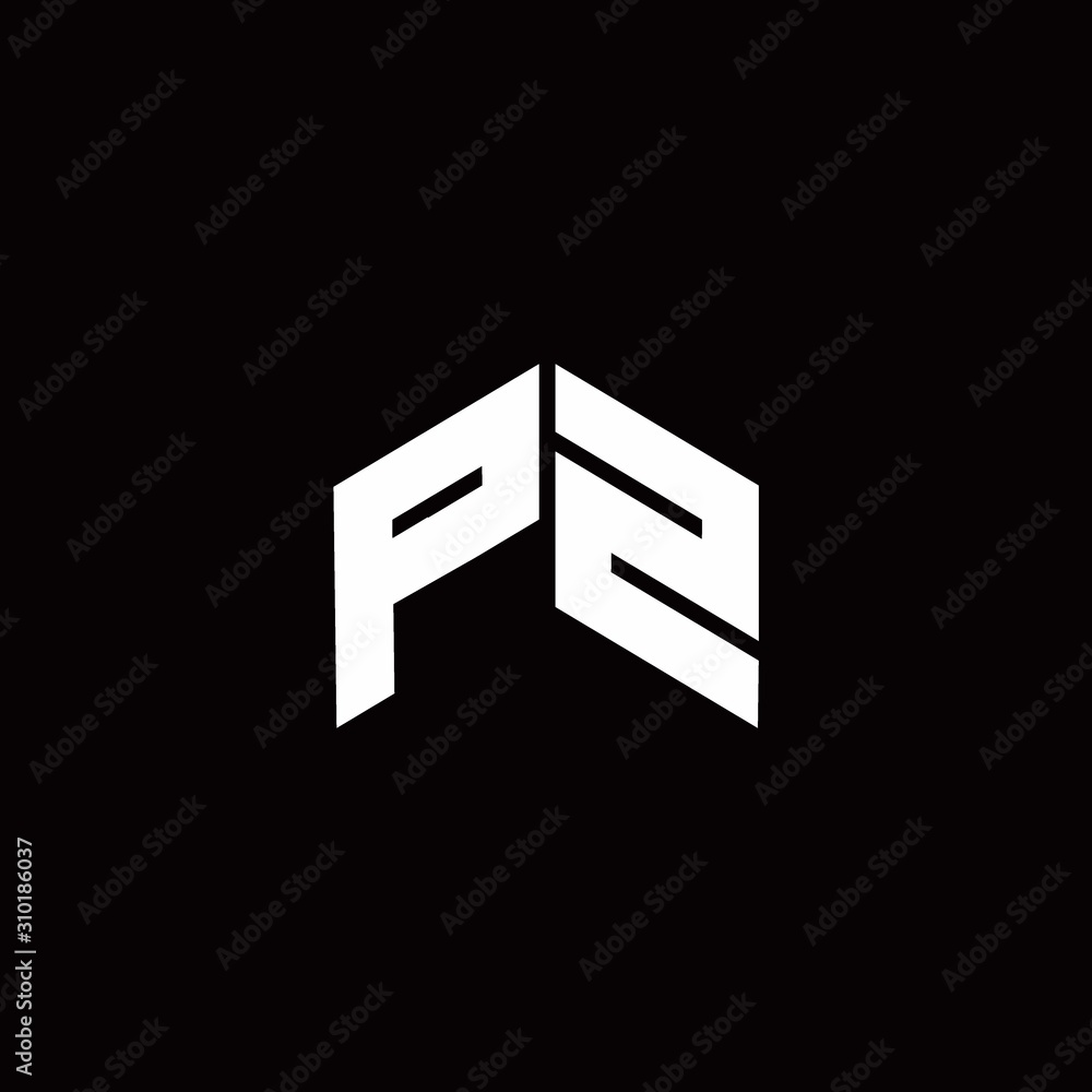 PZ Logo monogram modern design template PZ Logo monogram modern design template