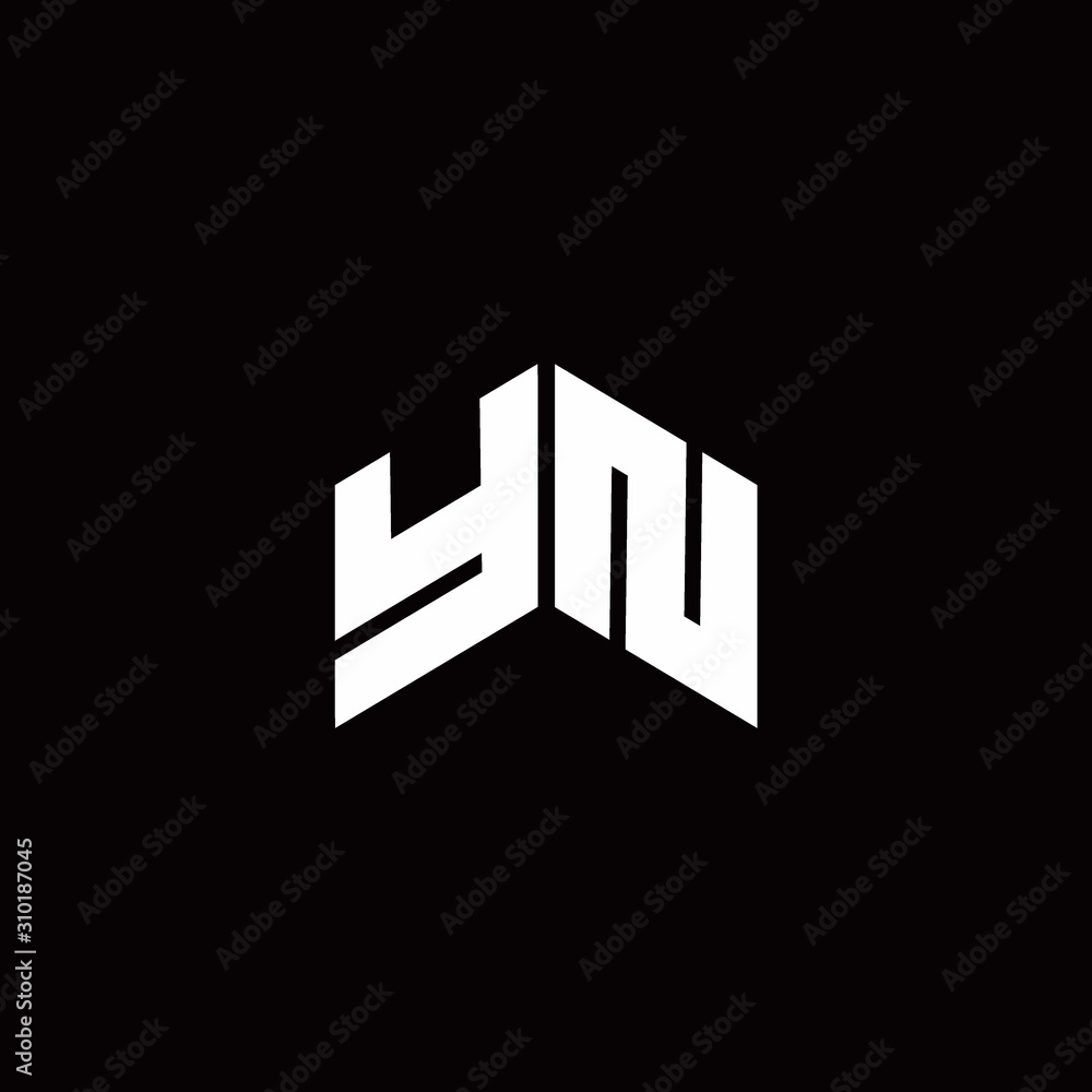 YN Logo monogram modern design template YN Logo monogram modern design template